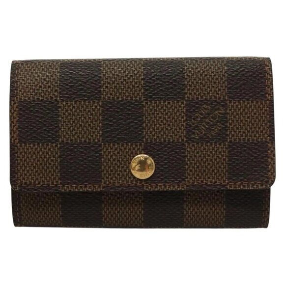 LOUIS VUITTON Damier Ebene Multi Cles 6 Key Case - Picture 1 of 14